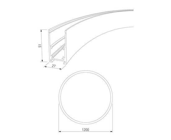 Шинопровод Elektrostandard Slim Magnetic 85161/00 a066498, изображение 2