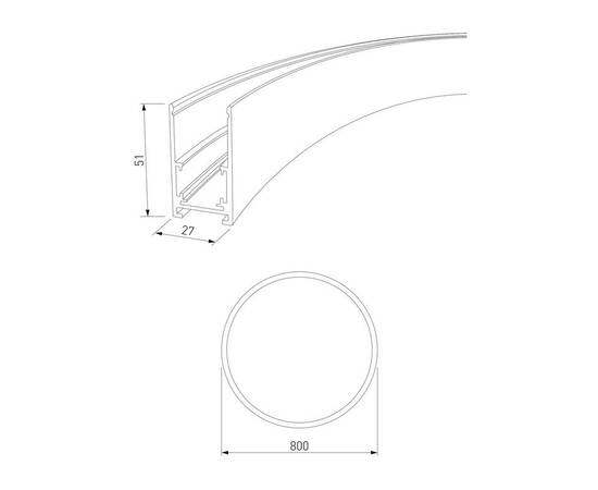 Шинопровод Elektrostandard Slim Magnetic 85160/00 a066497, изображение 2