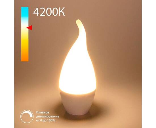 Лампа светодиодная диммируемая Elektrostandard E14 7W 4200K матовая BLE1450 a063764