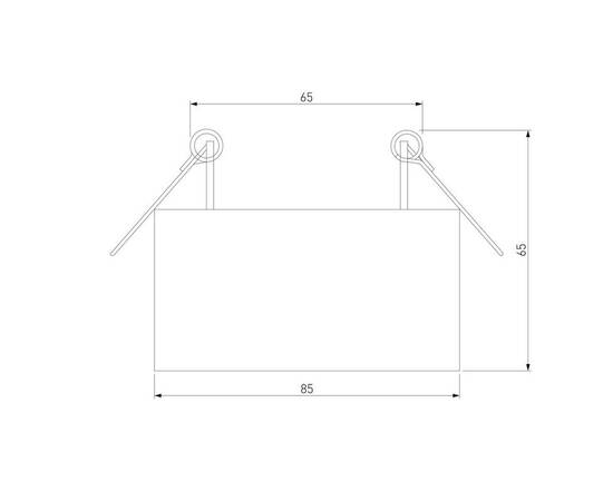 Встраиваемый светодиодный светильник Elektrostandard Glam 25095/LED a065709, изображение 2
