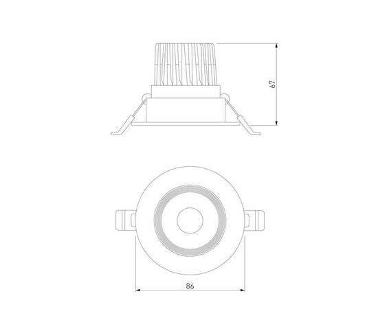 Встраиваемый светодиодный светильник Elektrostandard Even 25094/LED a065459, изображение 2