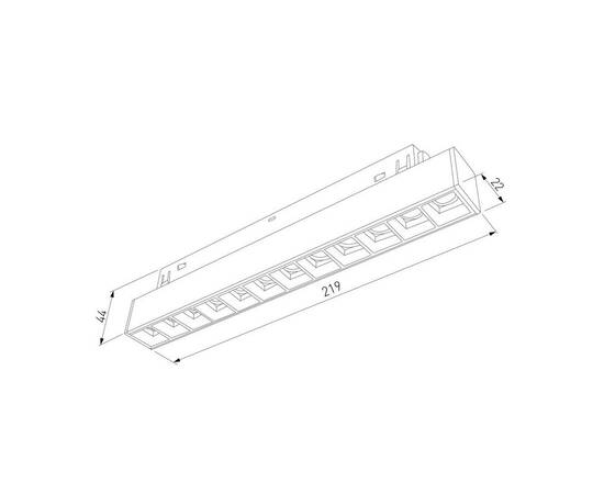 Трековый светодиодный светильник Elektrostandard Slim Magnetic 85005/01 a067376, изображение 2