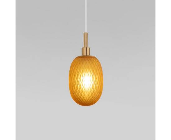 Подвесной светильник Eurosvet Pineapple 50266/1 янтарный, изображение 4