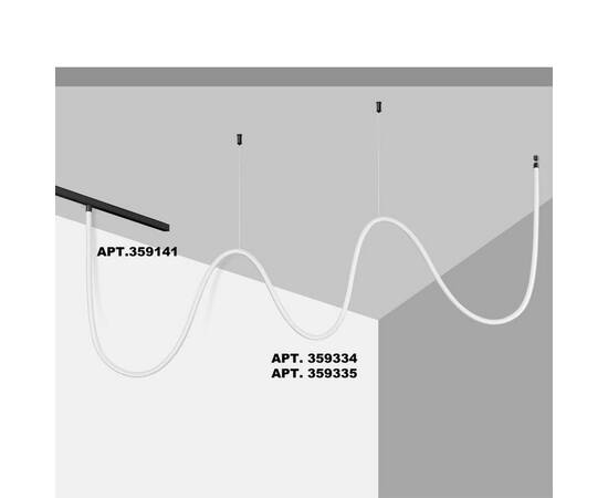 Трековый светодиодный светильник Novotech Ramo Konst 359334, изображение 3