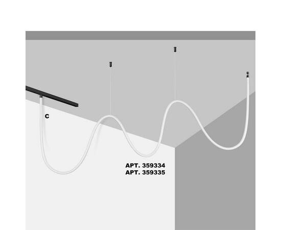 Трековый светодиодный светильник Novotech Ramo Konst 359335, изображение 3