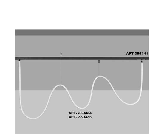 Трековый светодиодный светильник Novotech Ramo Konst 359335, изображение 5