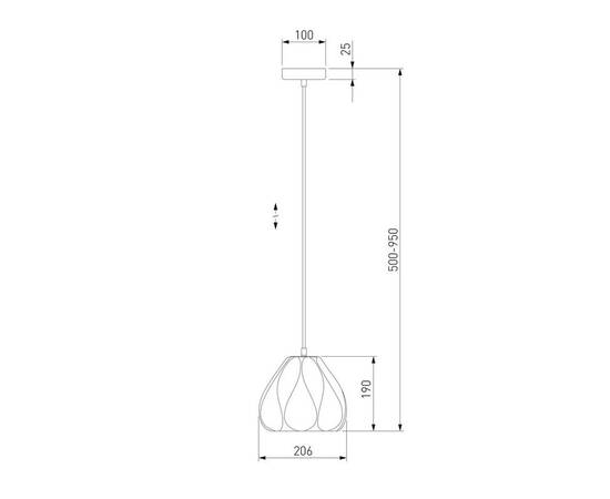 Подвесной светильник Eurosvet Sinki 30187/1 белый, изображение 2