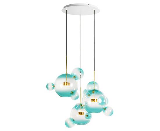 Подвесная светодиодная люстра Loft IT Bolle 2027-D3 Blue