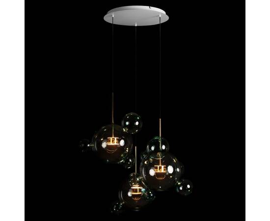 Подвесная светодиодная люстра Loft IT Bolle 2027-D3 Blue, изображение 4