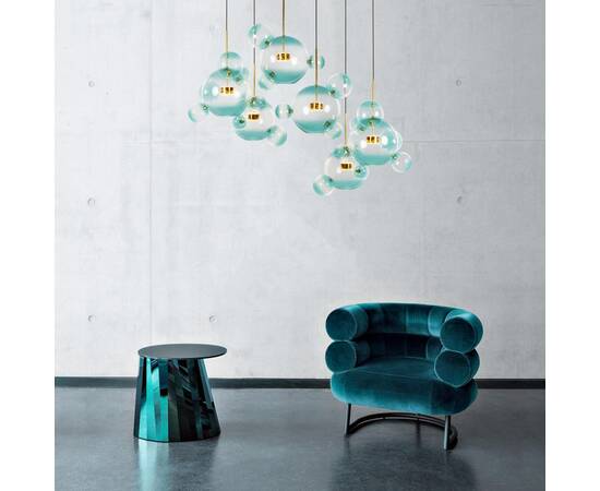 Подвесная светодиодная люстра Loft IT Bolle 2027-D3 Blue, изображение 7