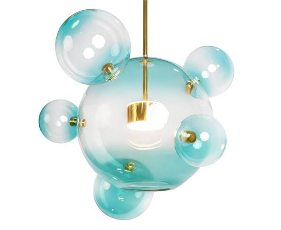 Подвесной светодиодный светильник Loft IT Bolle 2027-P6 Blue, изображение 5