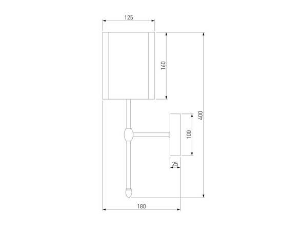 Бра Eurosvet Notturno 60162/1 черный, изображение 2