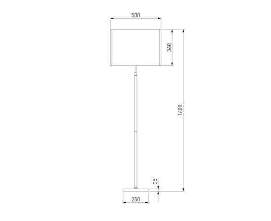 Торшер Eurosvet Notturno 01163/1 черный, изображение 2