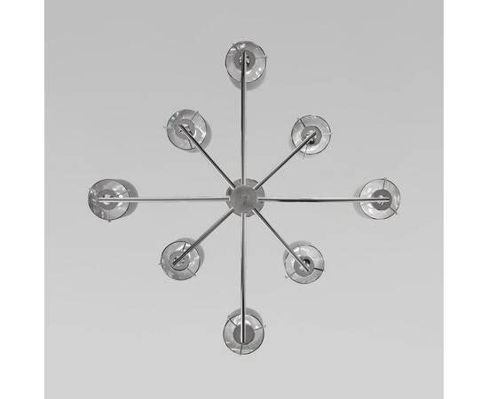Подвесная люстра Eurosvet Pluto 60156/8 хром, изображение 4
