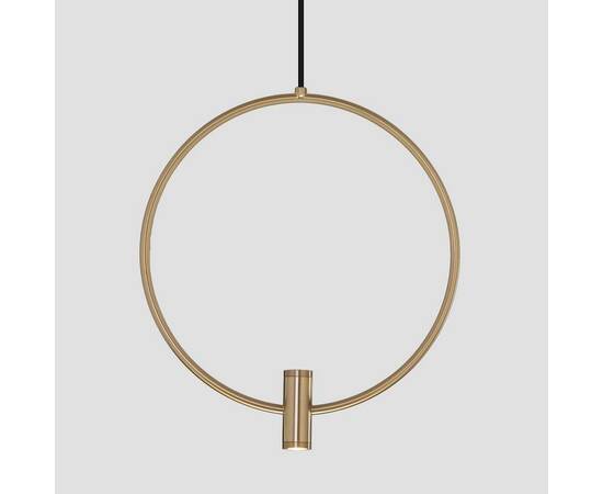 Подвесная светодиодная люстра Eurosvet Layla 50257/3 Led черный/ латунь, изображение 5