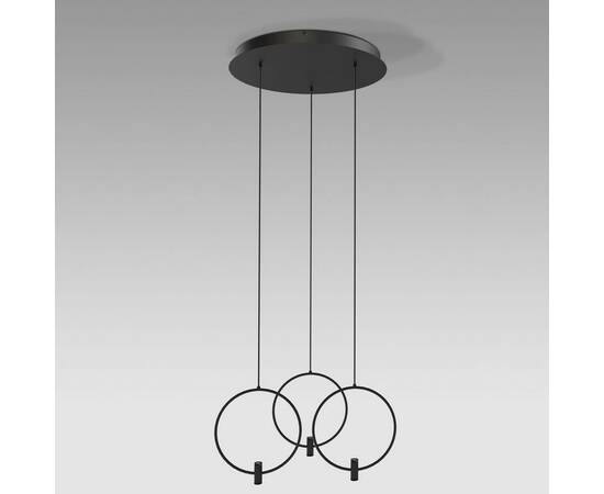 Подвесная светодиодная люстра Eurosvet Layla 50257/3 Led черный