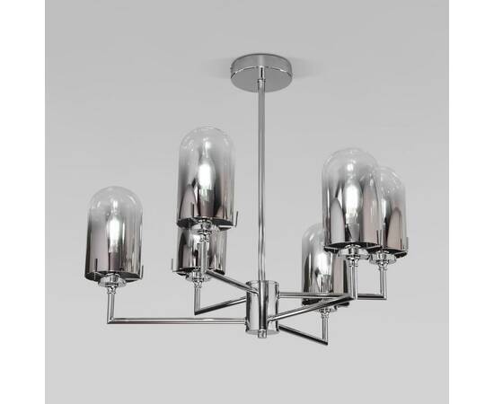 Подвесная люстра Eurosvet Pluto 60156/6 хром