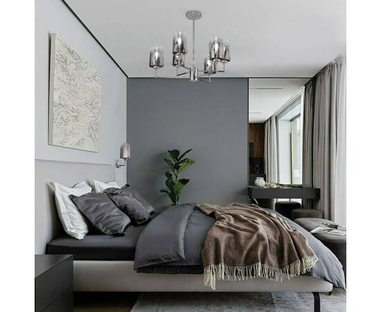 Подвесная люстра Eurosvet Pluto 60156/6 хром, изображение 5