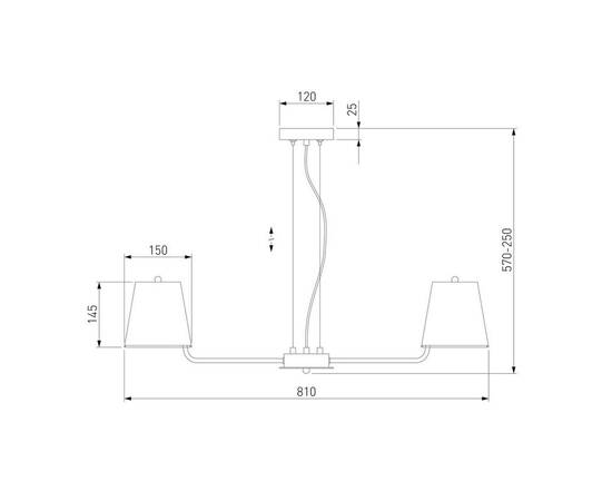 Подвесная люстра Eurosvet Amaretto 60155/8 хром, изображение 2