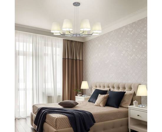 Подвесная люстра Eurosvet Amaretto 60155/8 хром, изображение 5