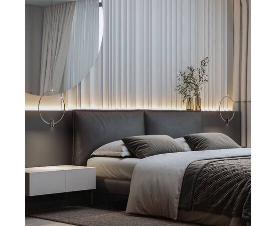 Подвесной светодиодный светильник Eurosvet Layla 50257/1 Led никель, изображение 7