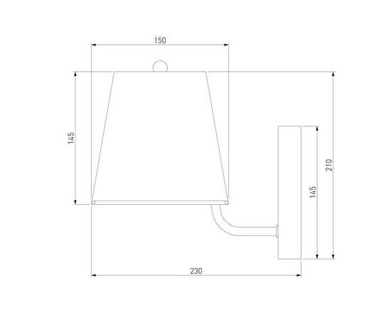 Бра Eurosvet Amaretto 60155/1 хром, изображение 2