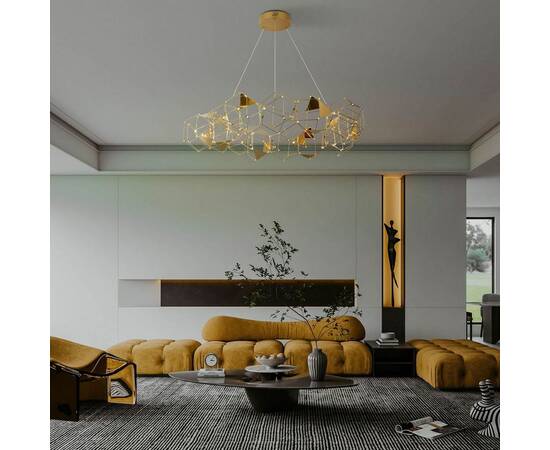 Подвесной светодиодный светильник Eurosvet Uma 90369/15 медь, изображение 5