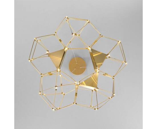 Подвесной светодиодный светильник Eurosvet Uma 90369/5 медь, изображение 3