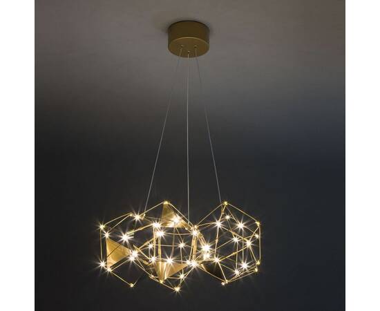 Подвесной светодиодный светильник Eurosvet Uma 90369/5 медь, изображение 6