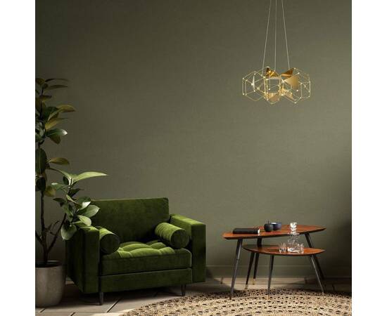 Подвесной светодиодный светильник Eurosvet Uma 90369/5 медь, изображение 7