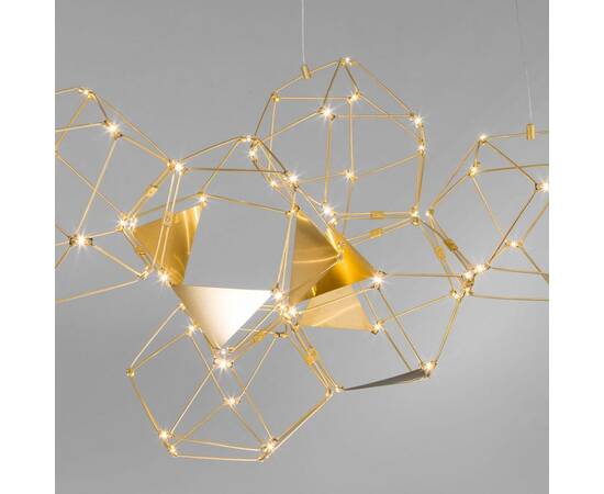 Подвесной светодиодный светильник Eurosvet Uma 90368/14 медь, изображение 5