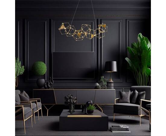 Подвесной светодиодный светильник Eurosvet Uma 90368/7 медь, изображение 5