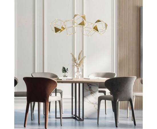 Подвесной светодиодный светильник Eurosvet Uma 90368/5 медь, изображение 4