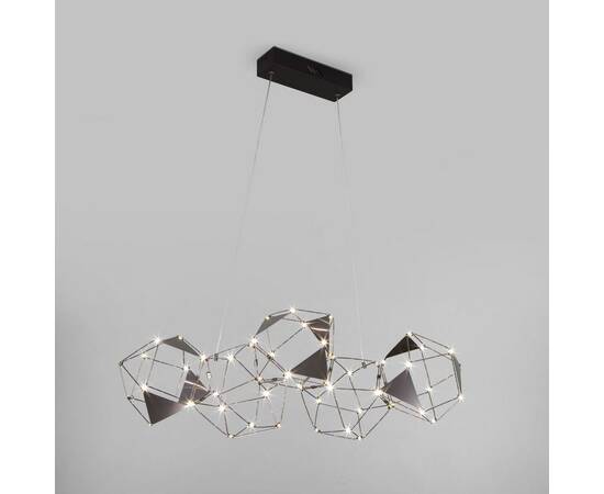 Подвесной светодиодный светильник Eurosvet Uma 90368/5 черный жемчуг