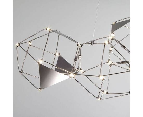 Подвесной светодиодный светильник Eurosvet Uma 90368/5 черный жемчуг, изображение 4