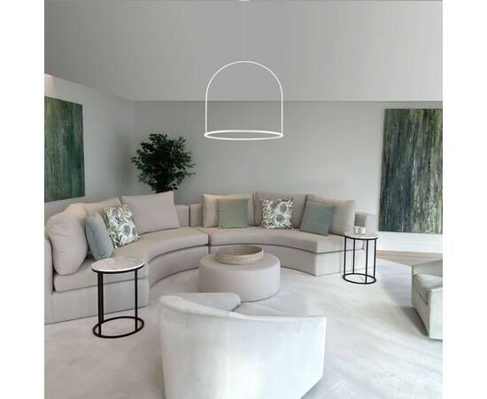 Подвесной светодиодный светильник Eurosvet Over 90323/1 белый, изображение 6