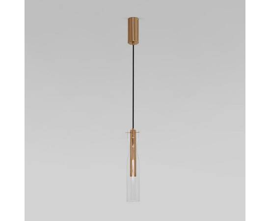 Подвесной светодиодный светильник Eurosvet Swan 50254/1 Led латунь