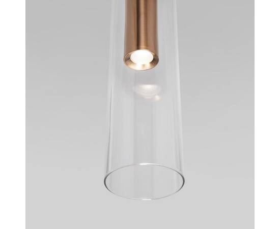 Подвесной светодиодный светильник Eurosvet Swan 50254/1 Led латунь, изображение 3