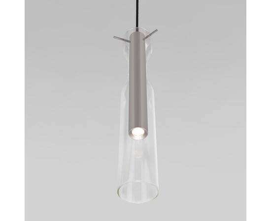 Подвесной светодиодный светильник Eurosvet Swan 50254/1 Led графит, изображение 3