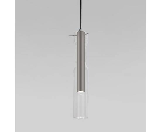 Подвесной светодиодный светильник Eurosvet Swan 50254/1 Led графит, изображение 4