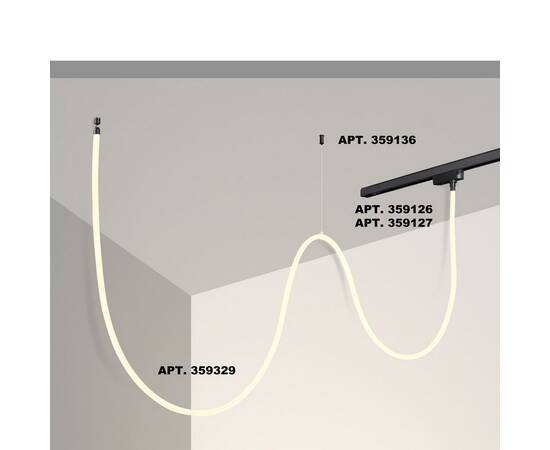 Подвесной светодиодный светильник Novotech Ramo Konst 359329, изображение 5