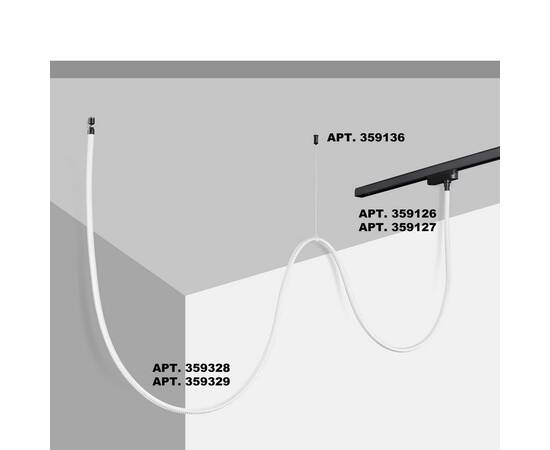 Подвесной светодиодный светильник Novotech Ramo Konst 359329, изображение 6