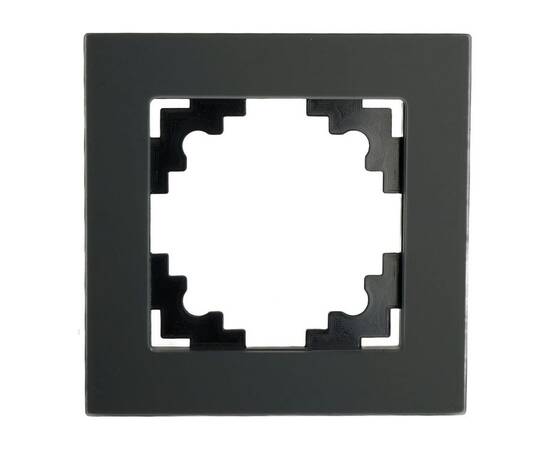 Рамка 1-постовая Stekker Катрин черный матовый GFR00-7001-05М 49600