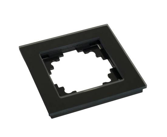 Рамка 1-постовая Stekker Катрин черный матовый GFR00-7001-05М 49600, изображение 4