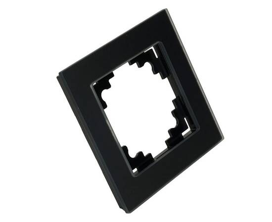 Рамка 1-постовая Stekker Катрин черный матовый GFR00-7001-05М 49600, изображение 6