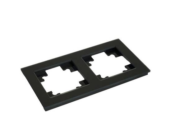 Рамка 2-постовая Stekker Катрин черный матовый GFR00-7002-05М 49601, изображение 4
