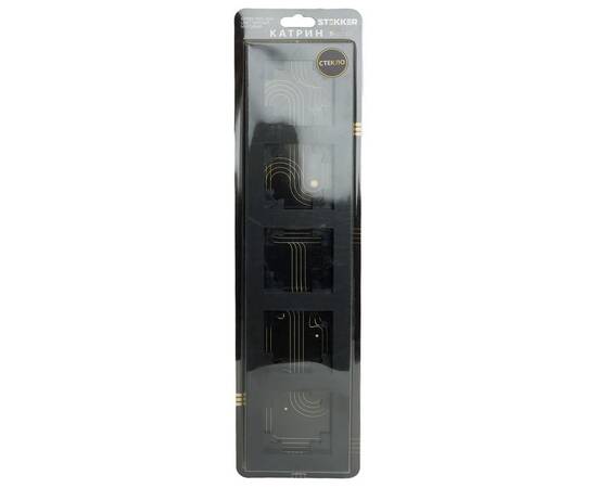 Рамка 5-постовая Stekker Катрин черный матовый GFR00-7005-05М 49604, изображение 3