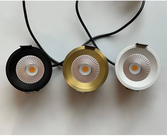 Встраиваемый светодиодный светильник Italline IT08-8035 gold 3000K, изображение 4