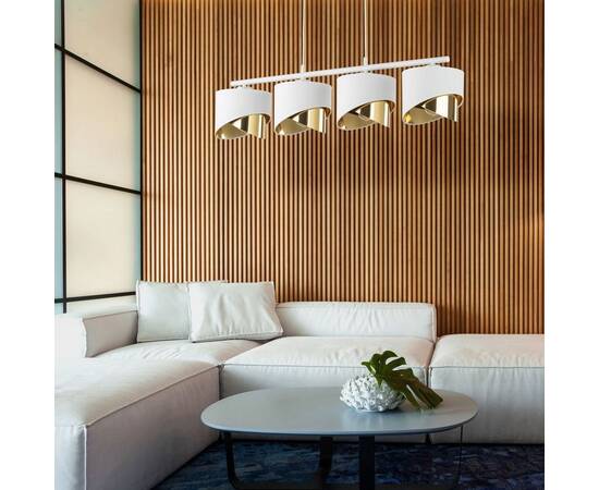 Подвесная люстра TK Lighting 4822 Grant White, изображение 5