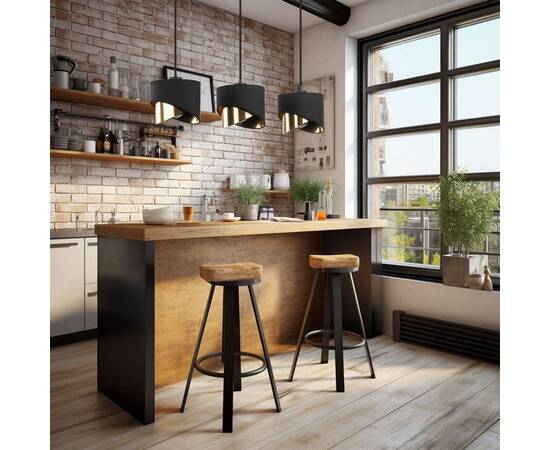 Подвесная люстра TK Lighting 4877 Grant Black, изображение 2